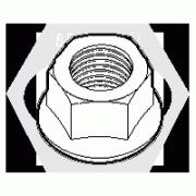 SERRATED FLANGE HEX LOCKNUT, JS500, CASE HARDENED ZINC CR+3 (INCH)