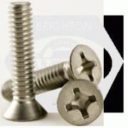MACHINE SCREW, PHILLIPS FLAT HEAD, STAINLESS STEEL 18 8 (INCH)