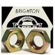 FINISHED HEX JAM NUT, ZINC YELLOW (INCH)