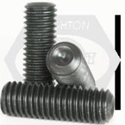 CUP POINT SOCKET SET SCREWS, THERMAL BLACK OXIDE, ALLOY (INCH)