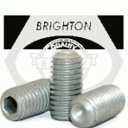 METRIC CUP POINT SET SCREWS, 45H ISO 4029 / DIN 916, ZINC BAKE CR+3, ALLOY