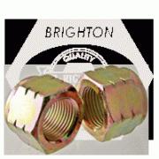 GRADE C NYLON INSERT LOCKNUT, NE, ZINC YELLOW (INCH)