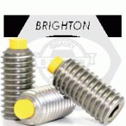 NYLON TIP SET SCREWS, STAINLESS STEEL 18 8 (INCH)