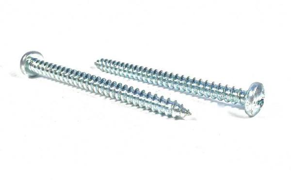 10G X 1" Slotted CSK Self Tapping Screws Stainless DIN 7972-50PK 