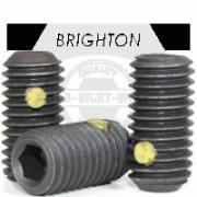 CUP POINT SOCKET SET SCREWS, NYLON PELLET, THERMAL BLACK OXIDE, ALLOY (INCH)