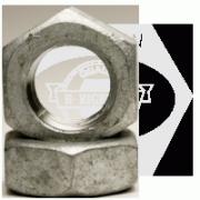 FINISHED HEX JAM NUT, HDG (INCH)