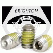 CUP POINT SOCKET SET SCREWS, NYLON PATCH, STAINLESS STEEL 18 8 (INCH)