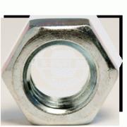 FINISHED HEX JAM NUT, ZINC CR+3 (INCH)