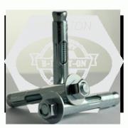 SLEEVE ANCHOR, HEX NUT, ZINC CR+3 (INCH)