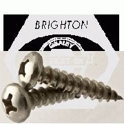 SELF TAPPING SCREW, PHILLIPS PAN HEAD, TYPE A, STAINLESS STEEL 18 8 (INCH)