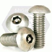 BUTTON SOCKET CAP, TAMPER RESISTANT, STAINLESS STEEL 18 8 (INCH)